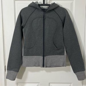 Lululemon Vintage Scuba | Two Tone Grey | EUC | Size 6 | Hoodie